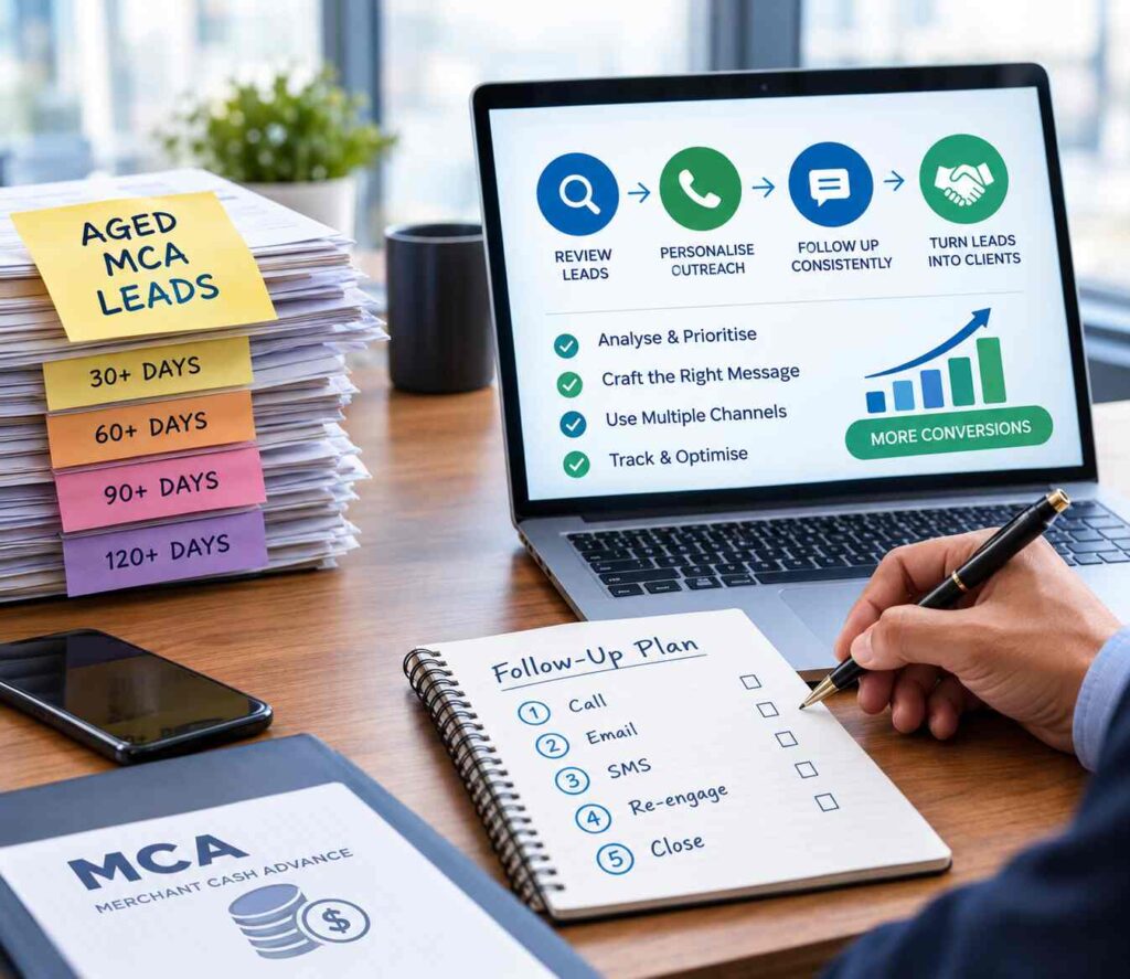 how to work aged MCA leads